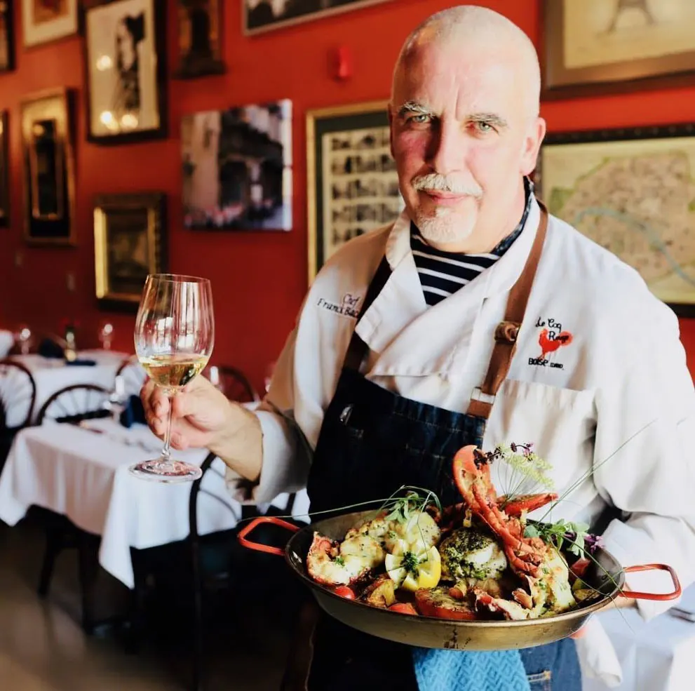 Chef Franck Bacquet of Bacquet's Restaurant in Eagle, Idaho